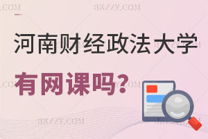 河南財經政法大學經濟學在職研究生有網課嗎？