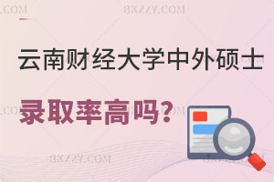 云南財經大學中外合作辦學碩士錄取率高嗎？優勢有哪些？